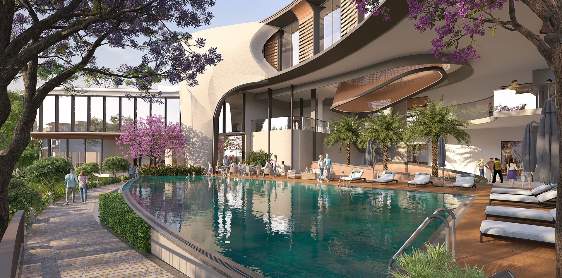 Clubhouse Poolside
